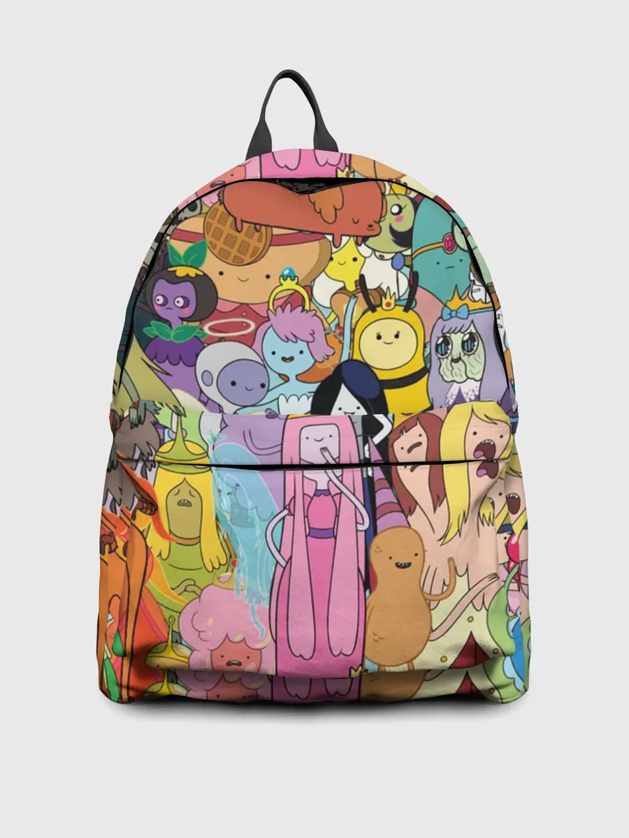 Рюкзак джинсовый / Adventure time