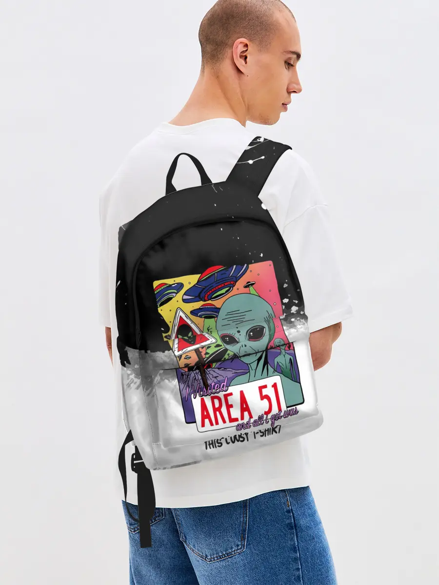 Рюкзак джинсовый / Штурм зоны 51