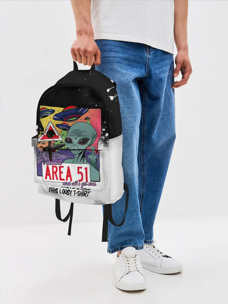 Рюкзак джинсовый / Штурм зоны 51