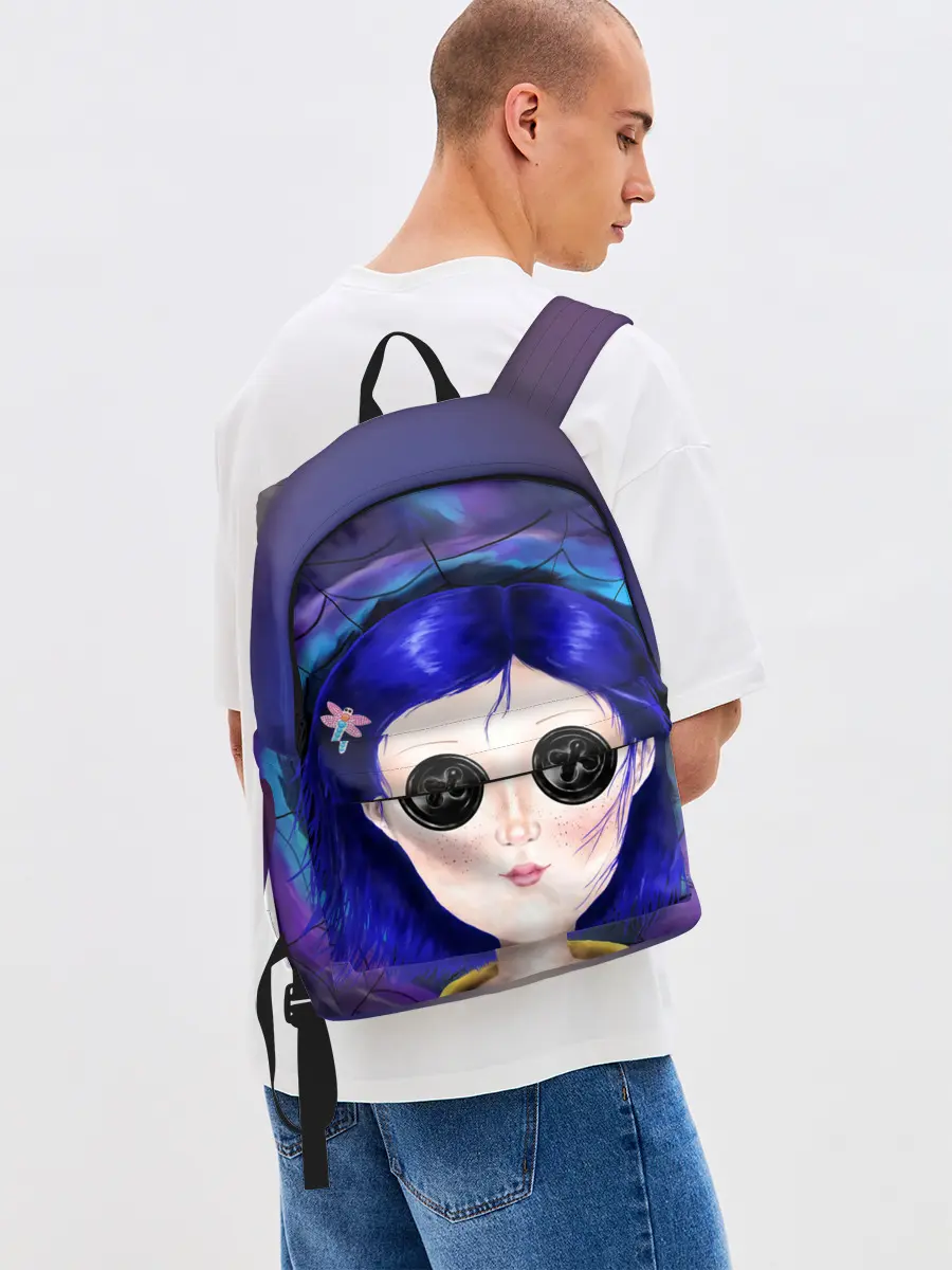 Рюкзак джинсовый / Coraline