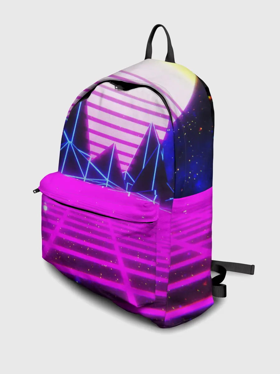 Рюкзак джинсовый / Ретро Стиль неон