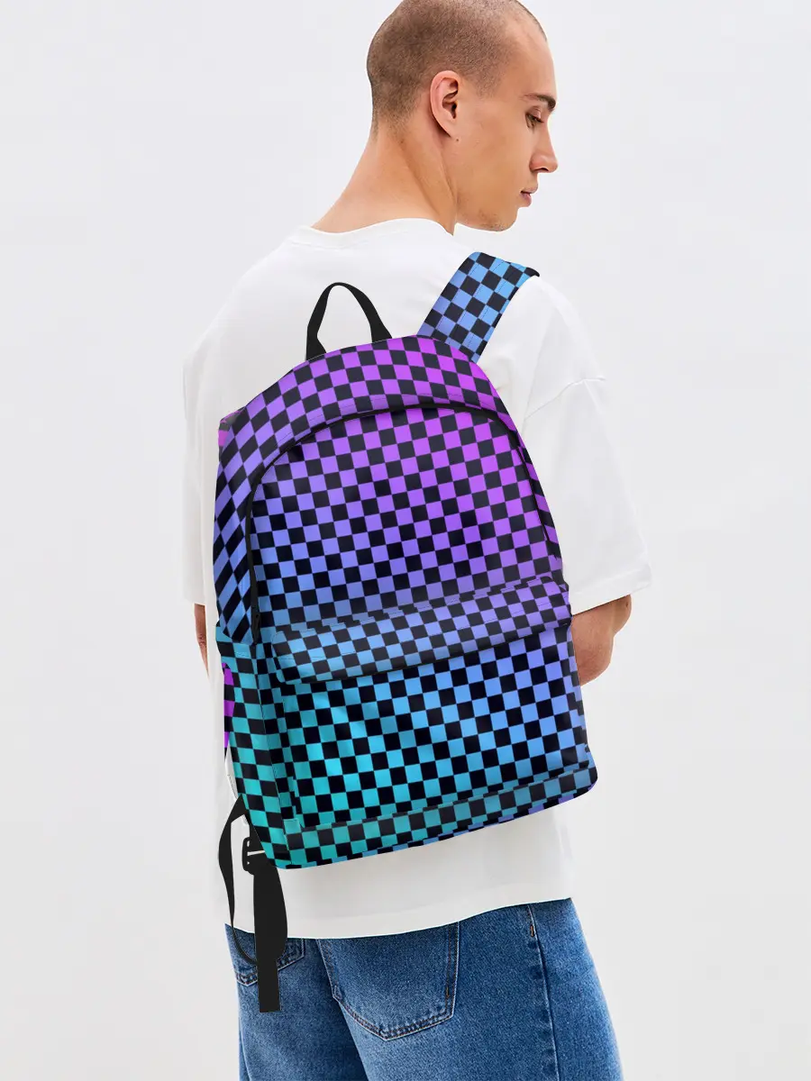 Рюкзак джинсовый / Checkerboard gradient