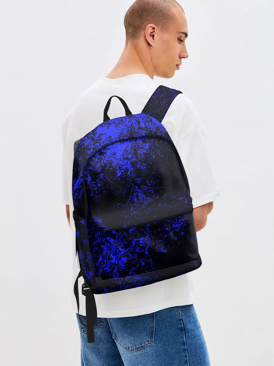 Рюкзак джинсовый / БРЫЗГИ КРАСОК