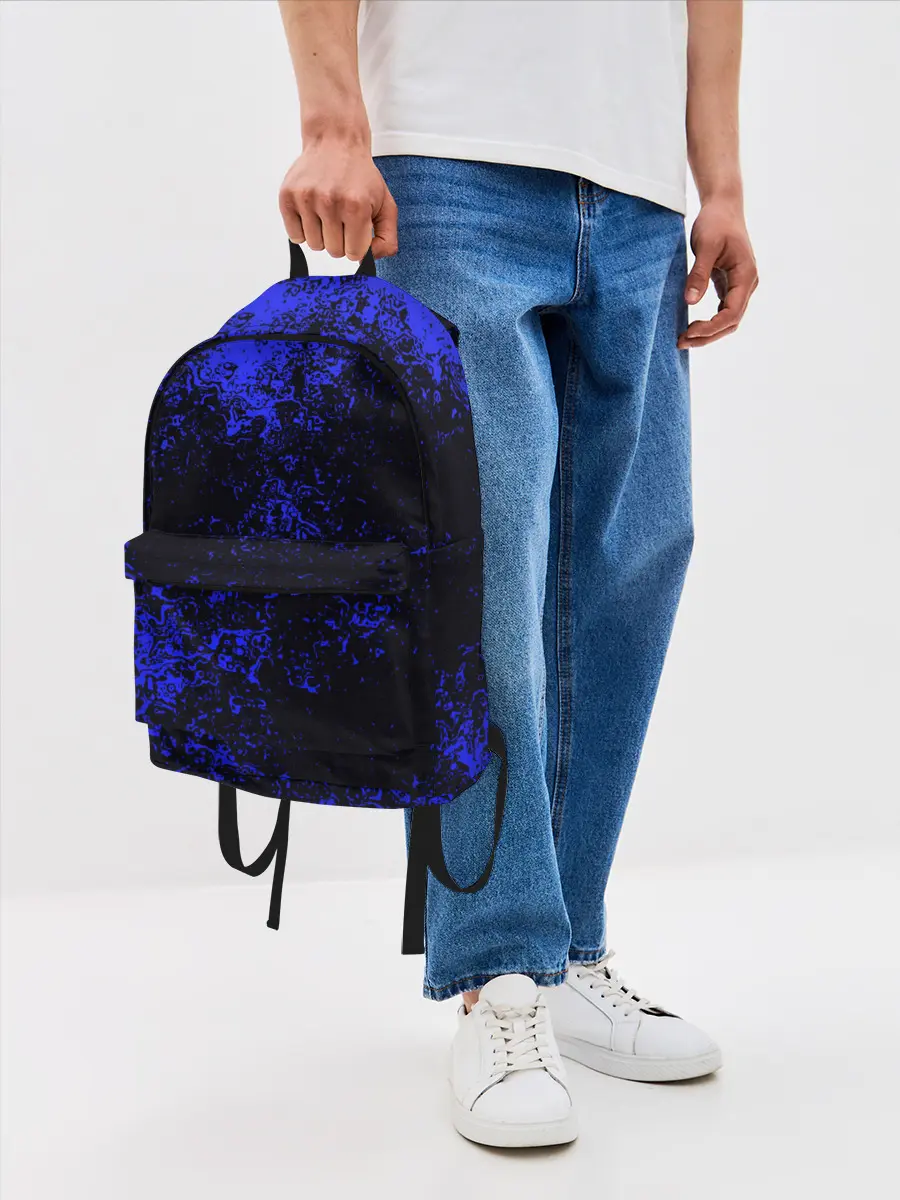 Рюкзак джинсовый / БРЫЗГИ КРАСОК