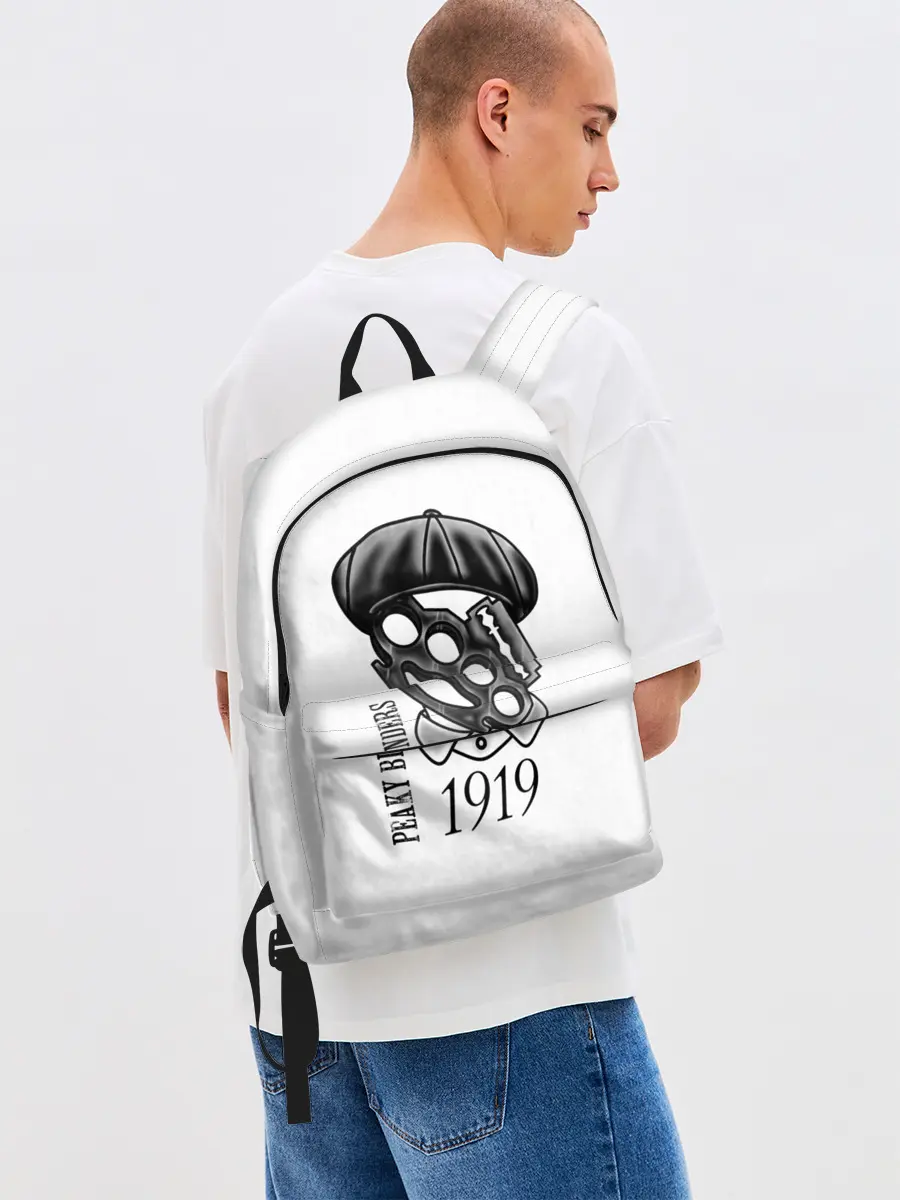 Рюкзак джинсовый / Острые козырьки