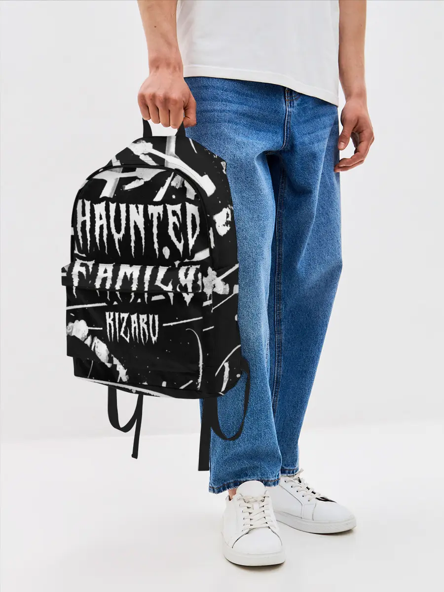 Рюкзак джинсовый / KIZARU - HAUNTED FAMILY
