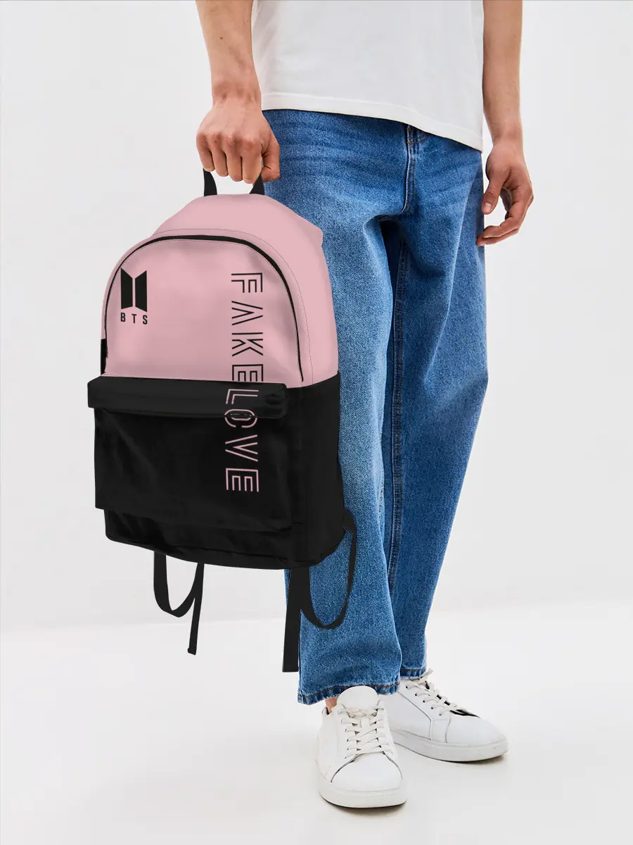 Рюкзак джинсовый / BTS Fake Love