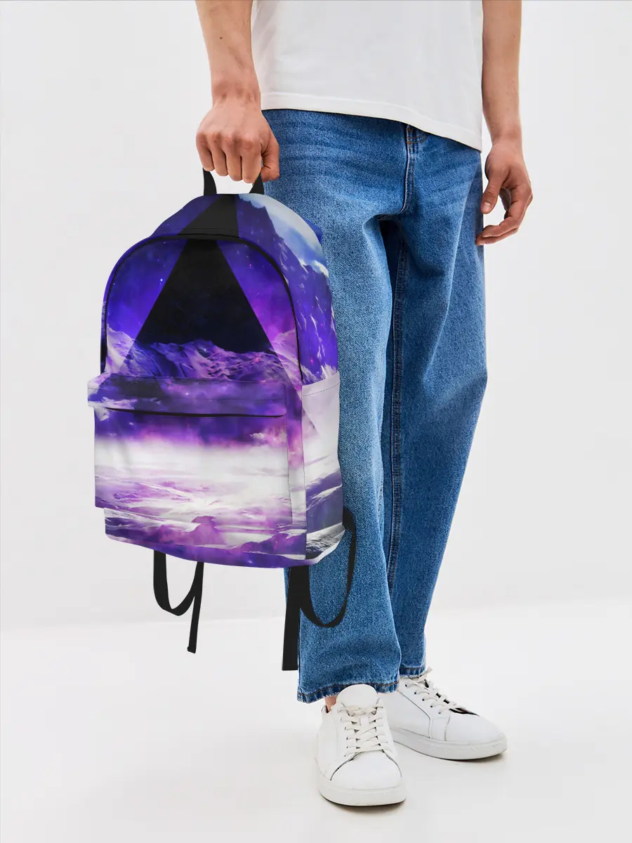 Рюкзак джинсовый / Космический треугольник