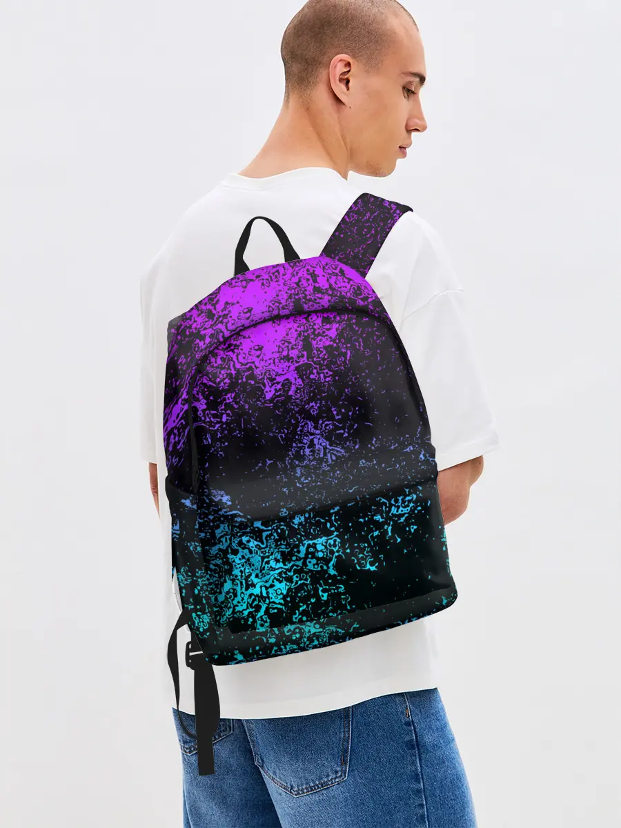 Рюкзак джинсовый / БРЫЗГИ КРАСОК