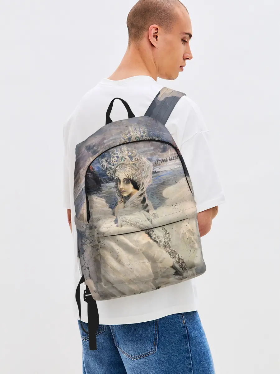 Рюкзак джинсовый / Царевна лебедь