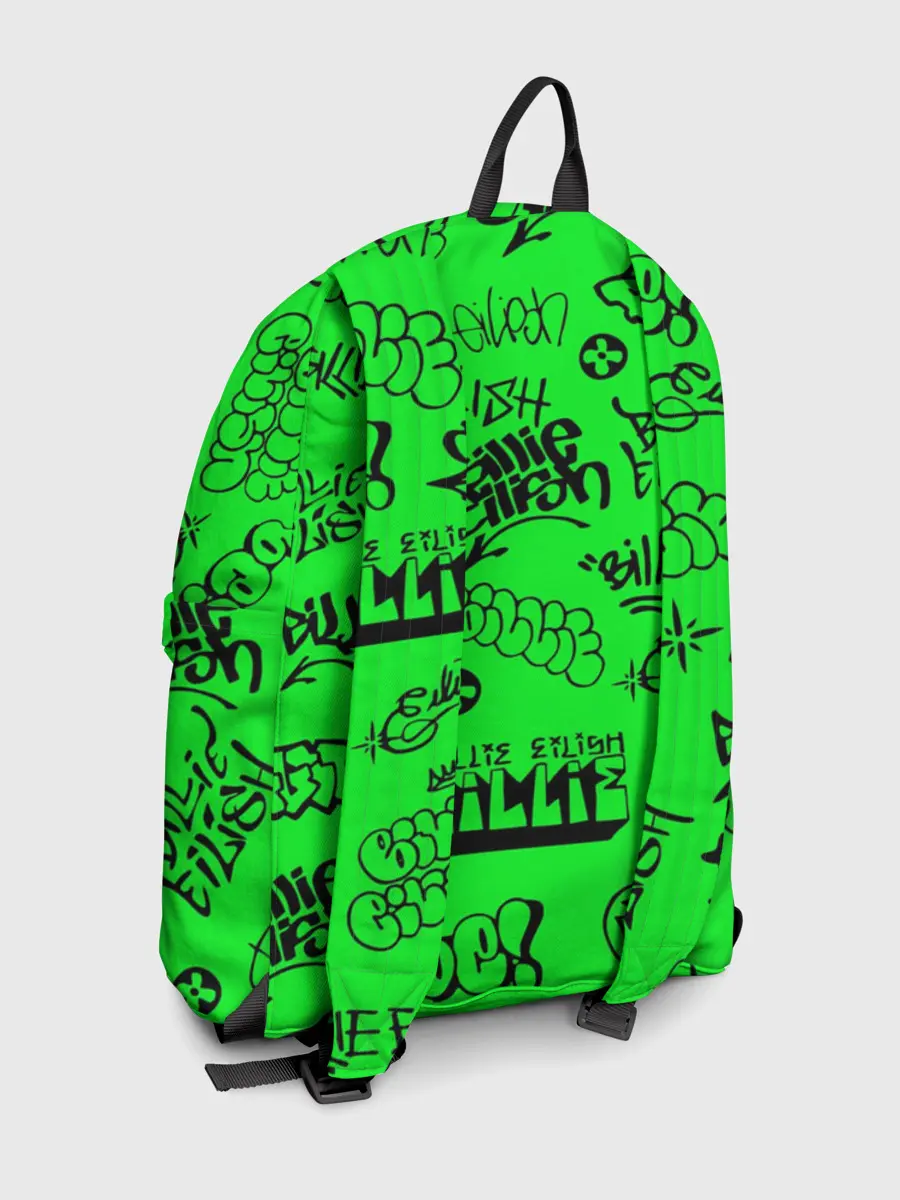Рюкзак джинсовый / Billie Eilish graffiti