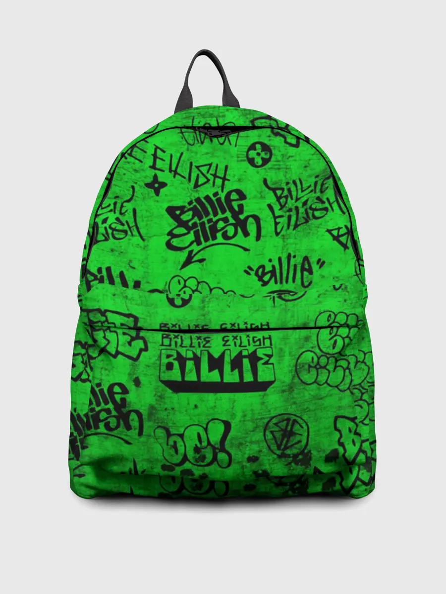 Рюкзак джинсовый / Billie Eilish Graffiti Grunge