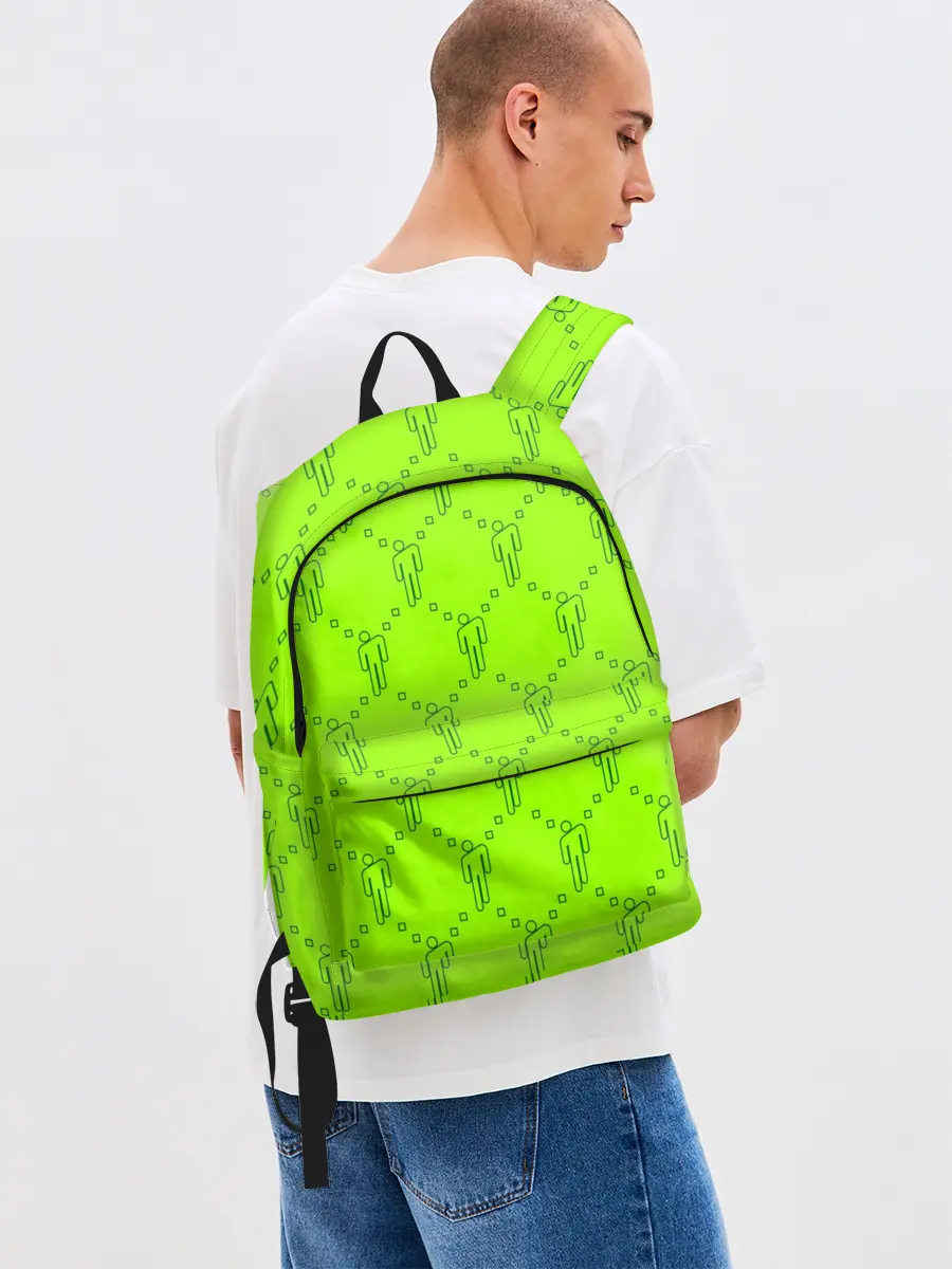 Рюкзак джинсовый / Billie Eilish pattern