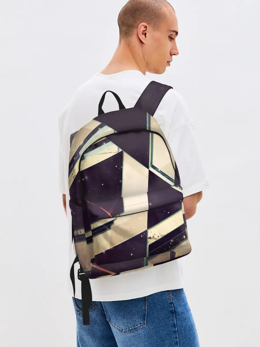 Рюкзак джинсовый / АБСТРАКЦИЯ КОСМОС