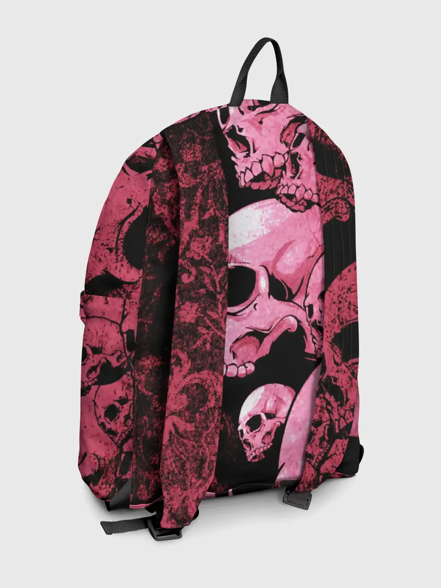 Рюкзак джинсовый / ЧЕРЕПА