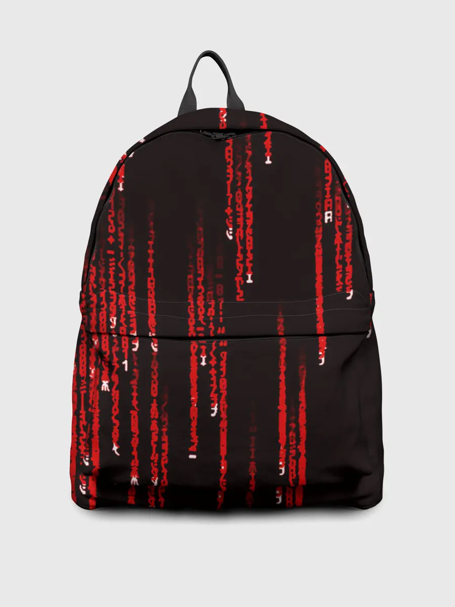 Рюкзак джинсовый / МАТРИЧНЫЙ КОД