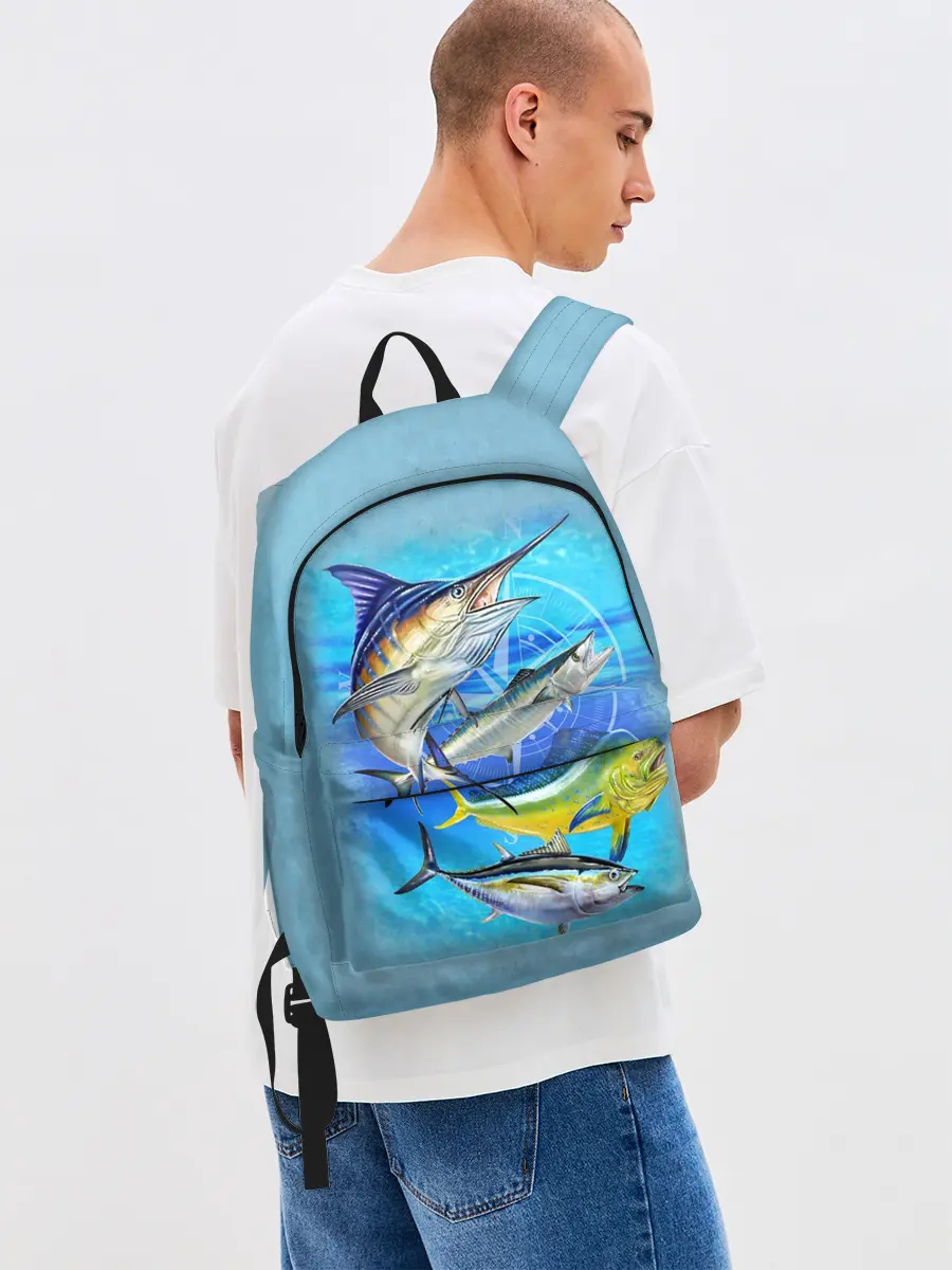Рюкзак джинсовый / Marlin and other fish