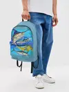 Рюкзак джинсовый / Marlin and other fish