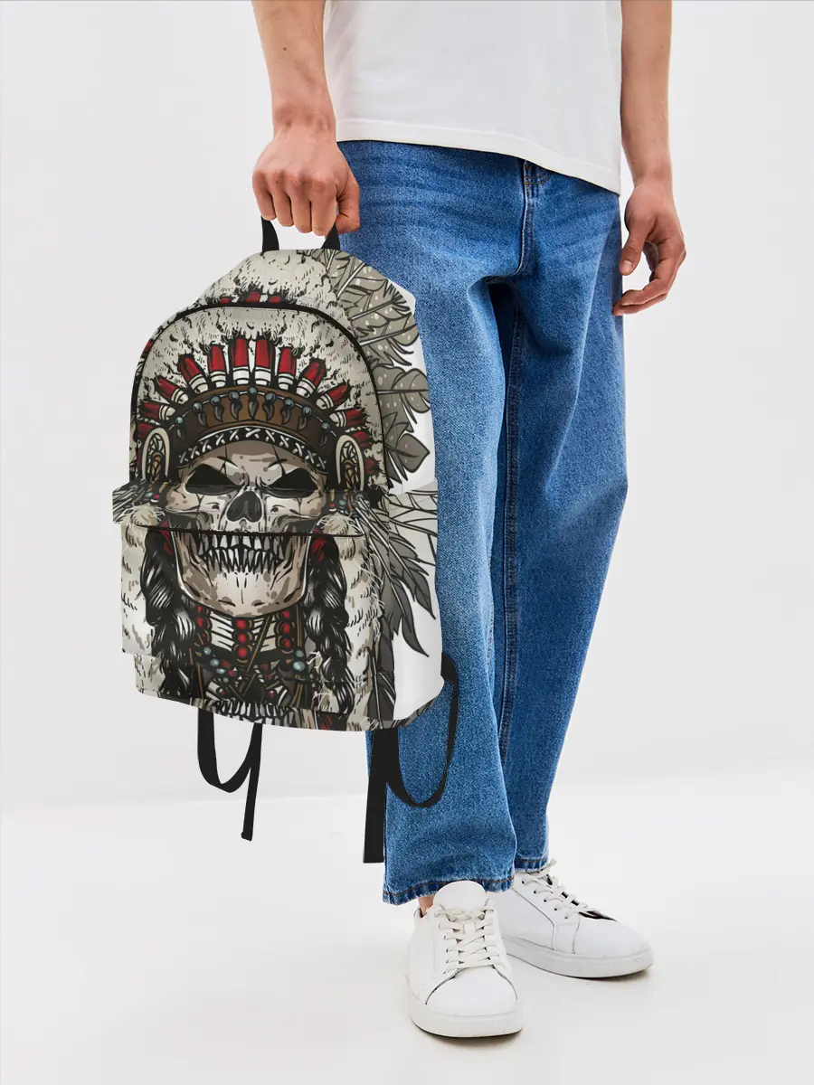 Рюкзак джинсовый / Leader of indian skeletons