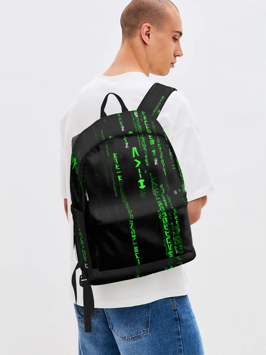 Рюкзак джинсовый / МАТРИЦА КОДА