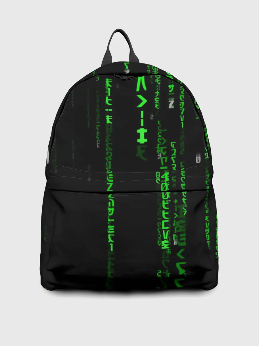 Рюкзак джинсовый / МАТРИЦА КОДА