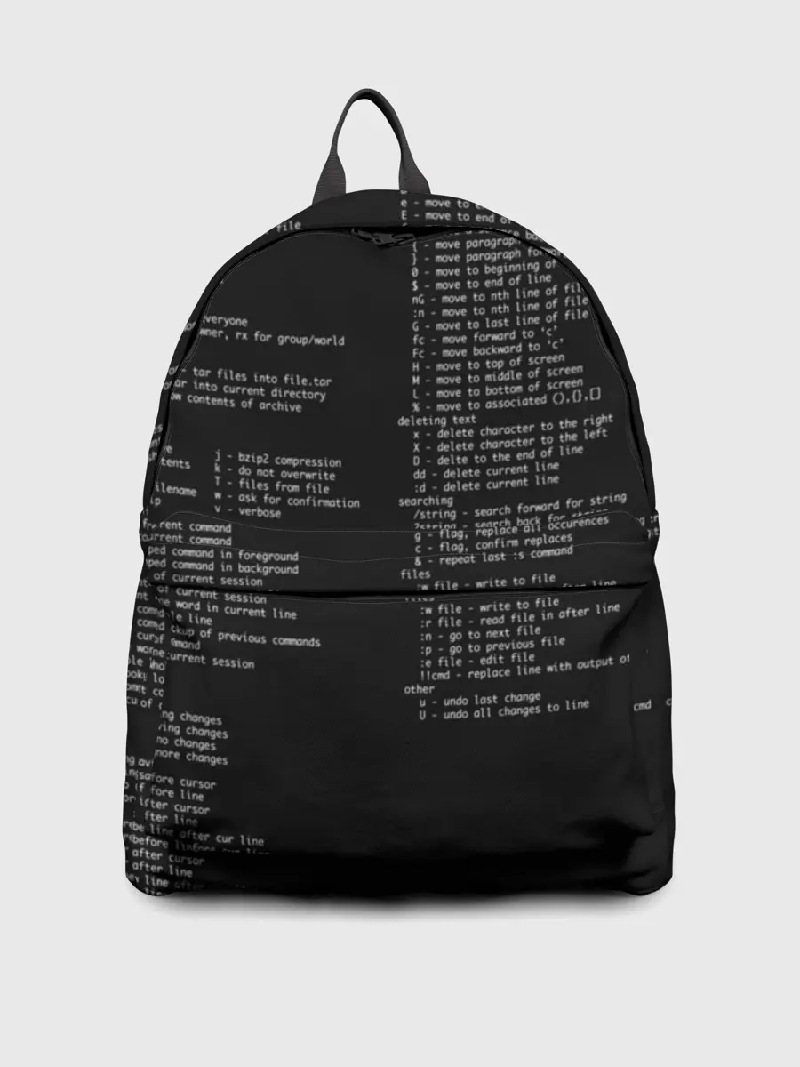 Рюкзак джинсовый / ПРОГРАММИРОВАНИЕ 7