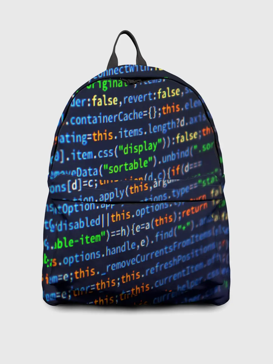 Рюкзак джинсовый / ПРОГРАММИРОВАНИЕ