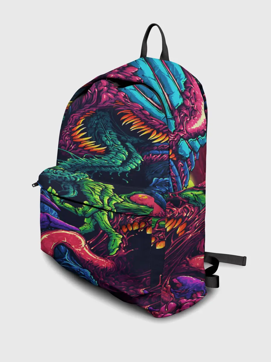 Рюкзак джинсовый / CS GO hyper beast skin