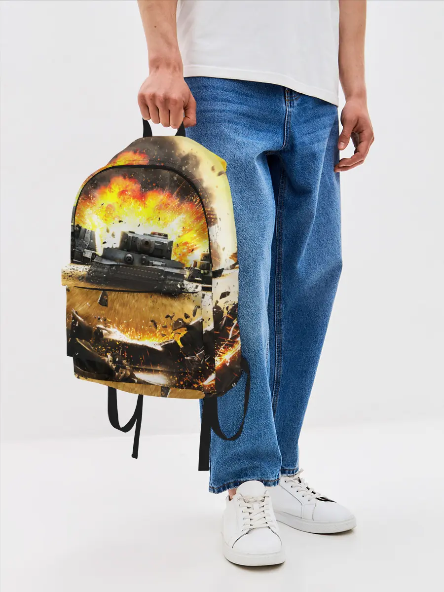 Рюкзак джинсовый / ТАНКИ