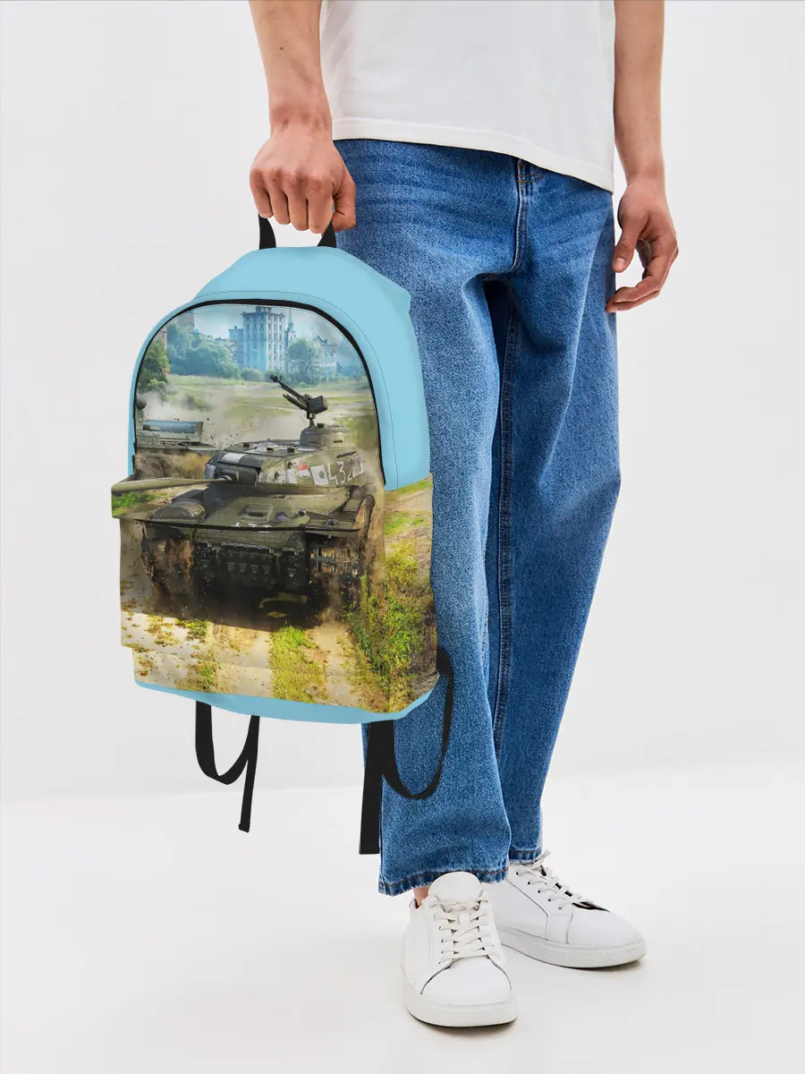Рюкзак джинсовый / ТАНКИ