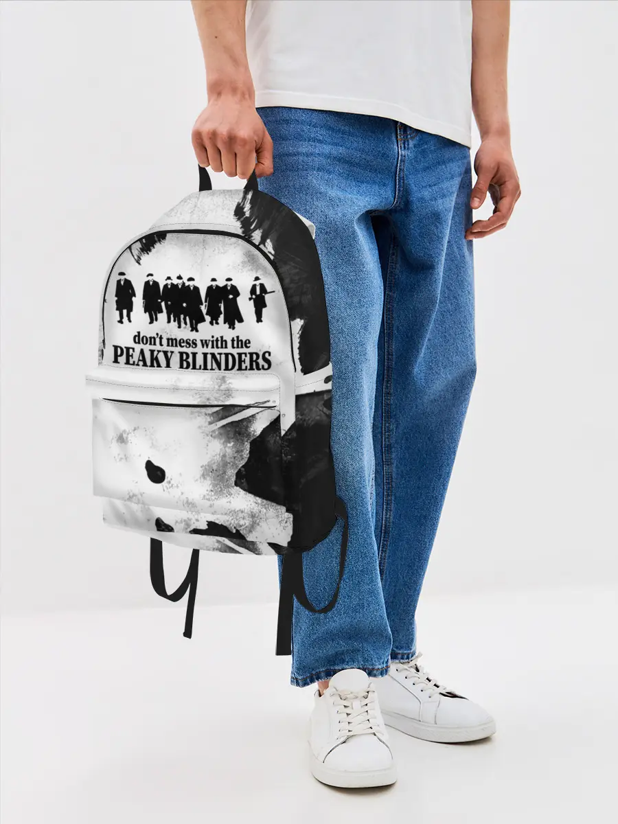 Рюкзак джинсовый / Острые козырьки