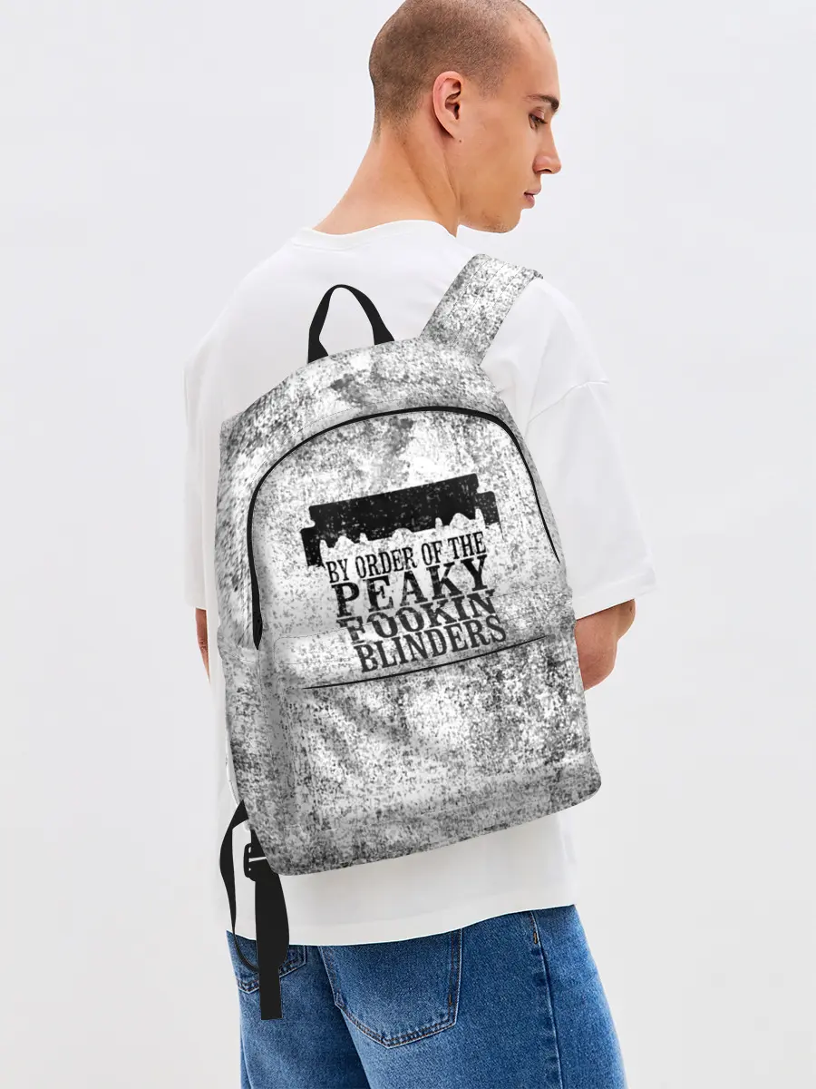 Рюкзак джинсовый / Острые козырьки