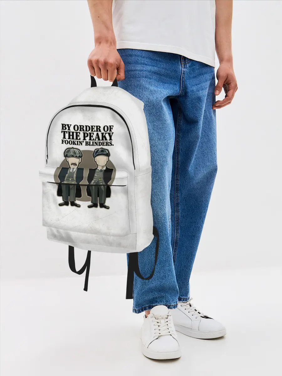 Рюкзак джинсовый / Острые козырьки