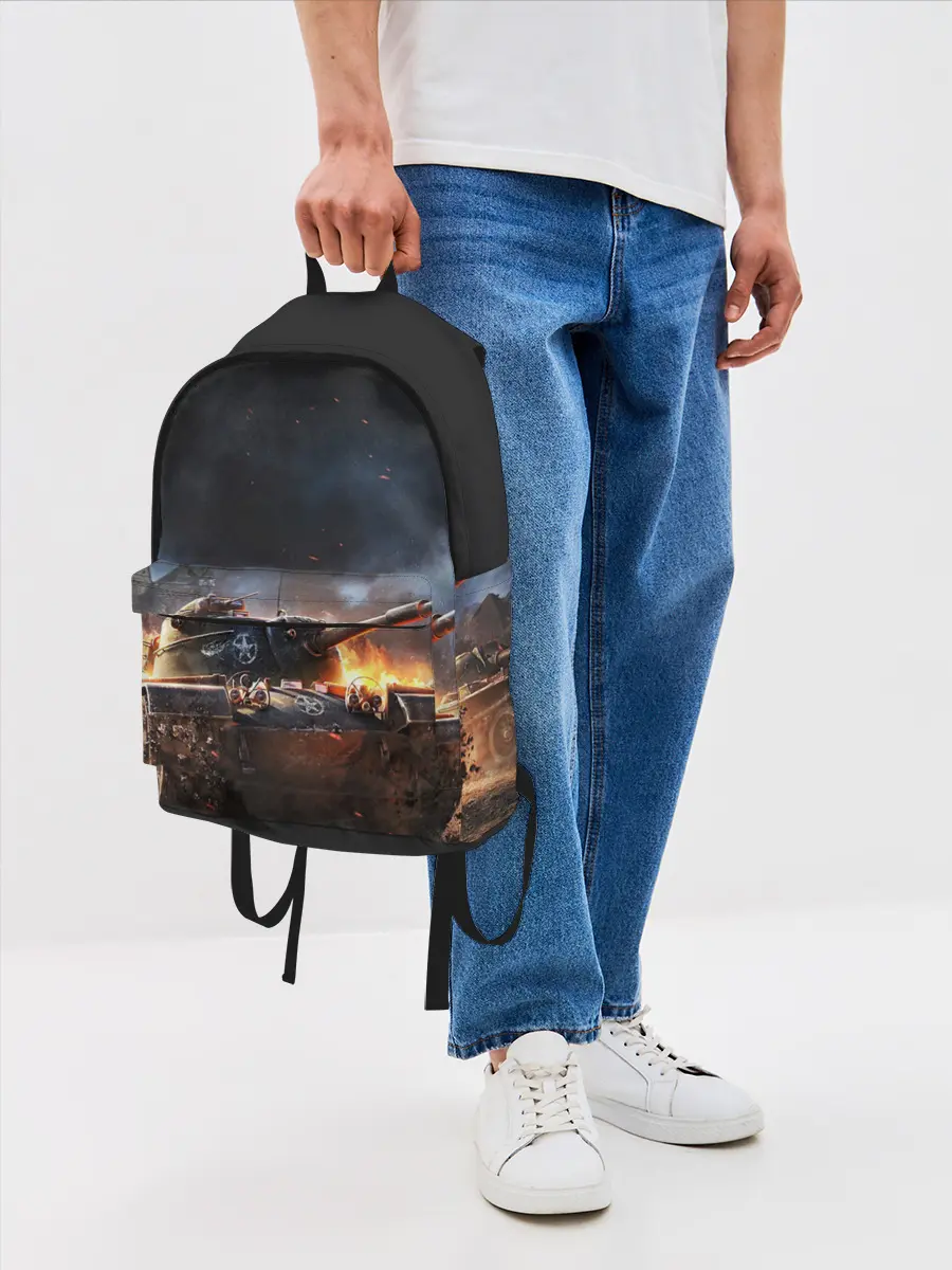 Рюкзак джинсовый / ПОЛЕ БОЯ