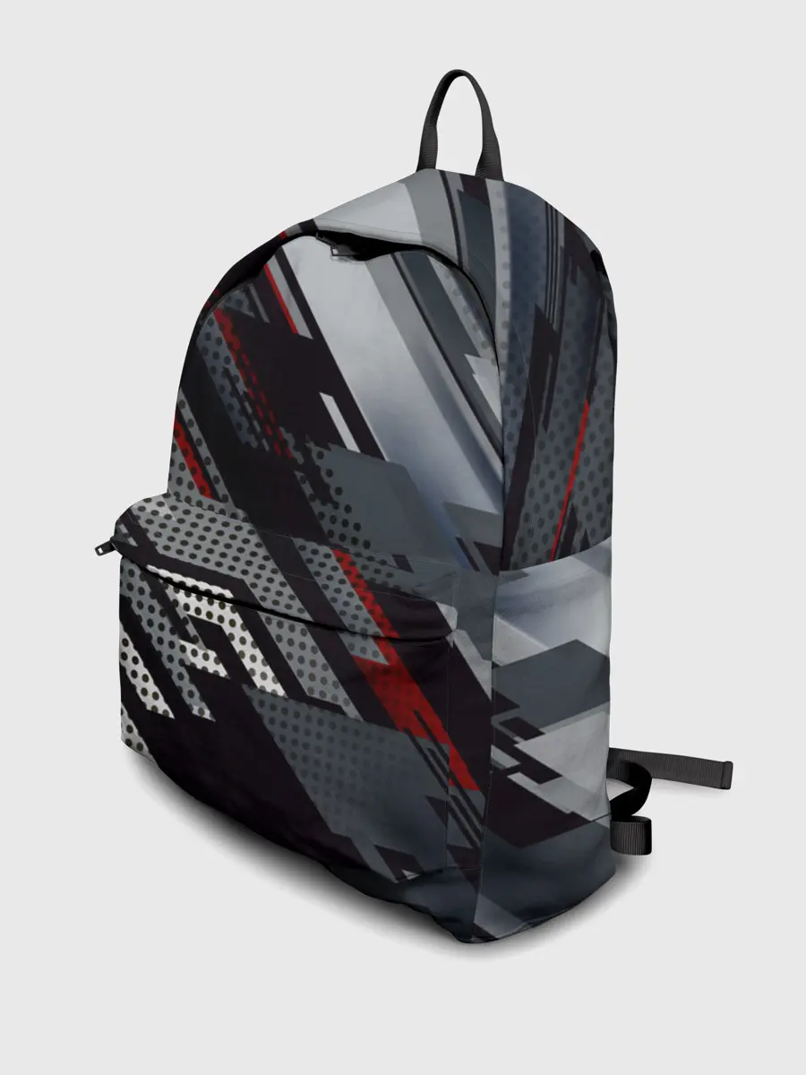 Рюкзак джинсовый / Металлическая текстура