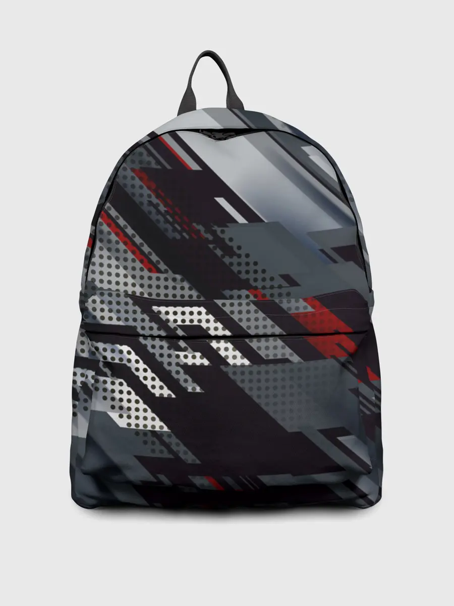 Рюкзак джинсовый / Металлическая текстура