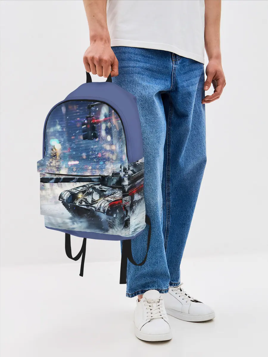 Рюкзак джинсовый / ТАНКИ