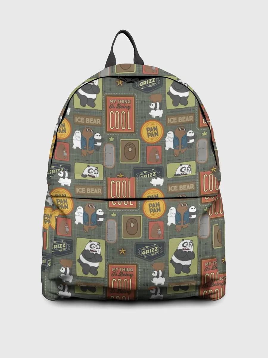 Рюкзак джинсовый / Клевые медведи