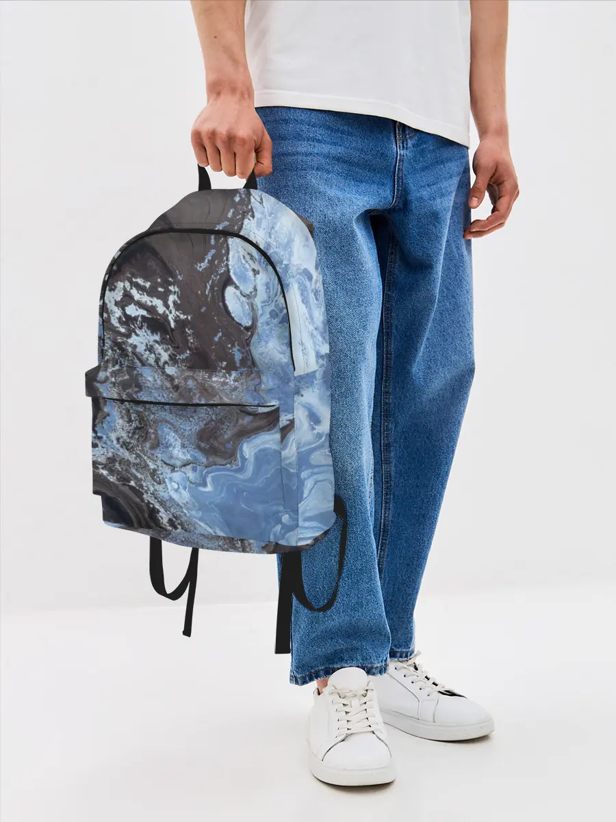 Рюкзак джинсовый / Волны