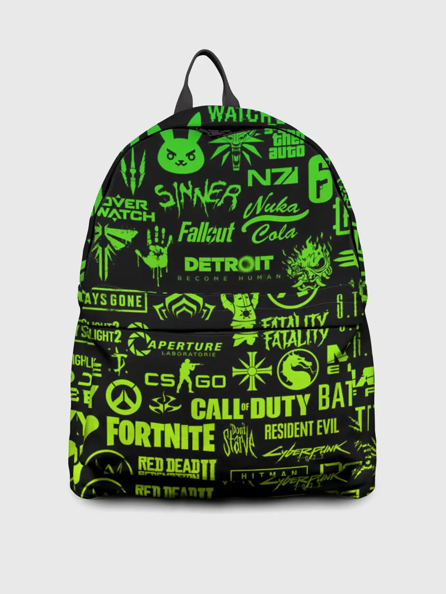 Рюкзак джинсовый / ЛОГОТИПЫ ИГР