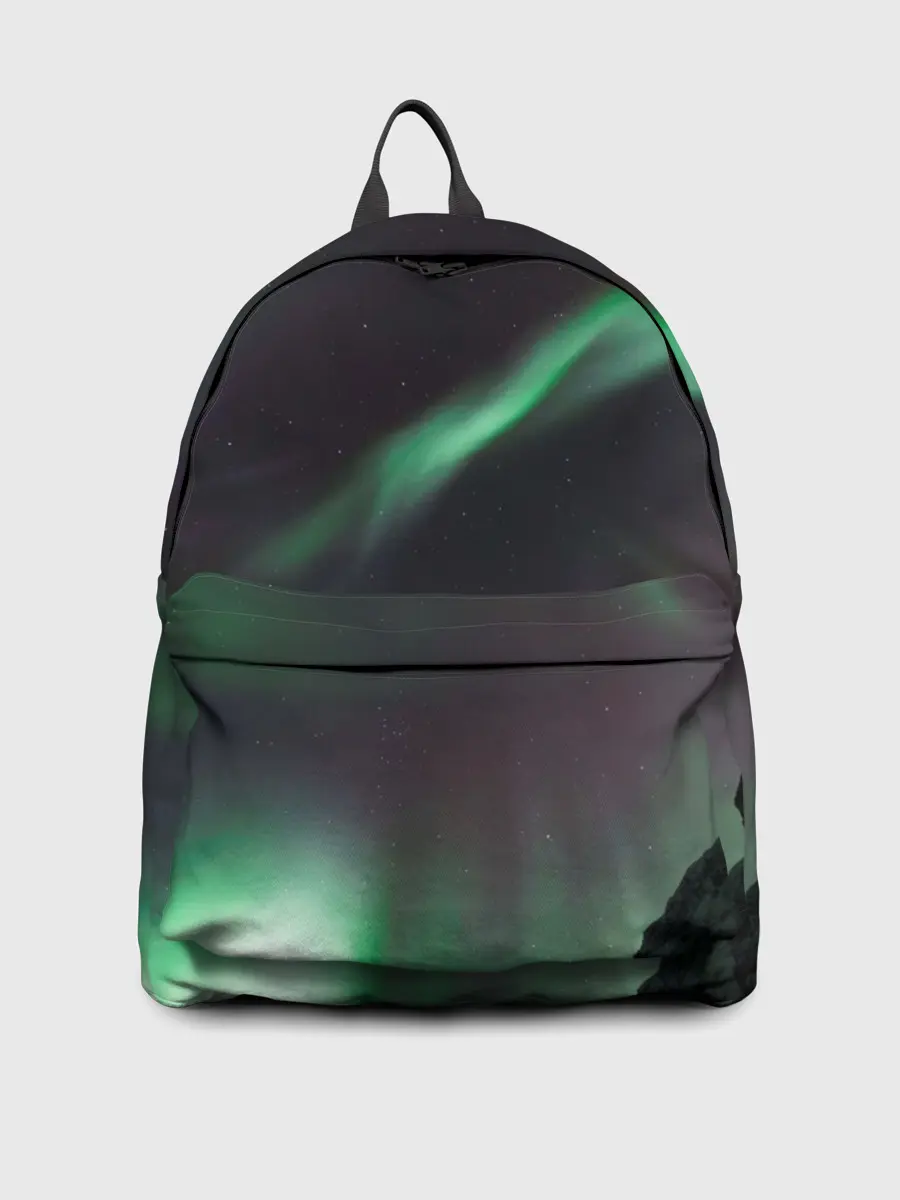 Рюкзак джинсовый / Северное сияние