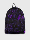 Рюкзак джинсовый / [JJBA] Menacing Pattern purple