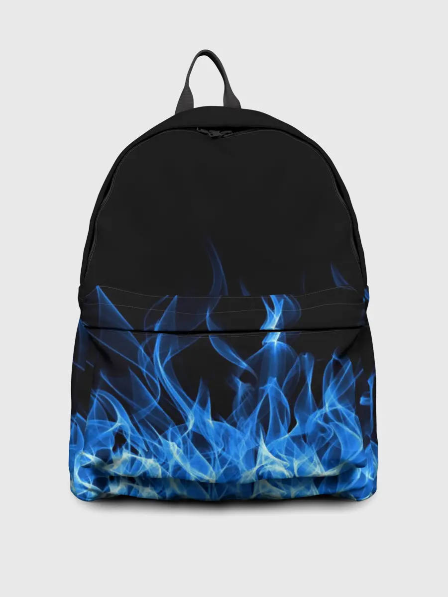 Рюкзак джинсовый / Синий Огонь