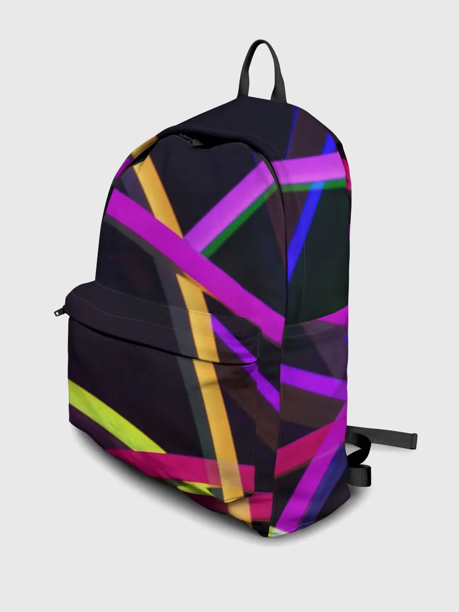 Рюкзак джинсовый / Светящиеся полосы