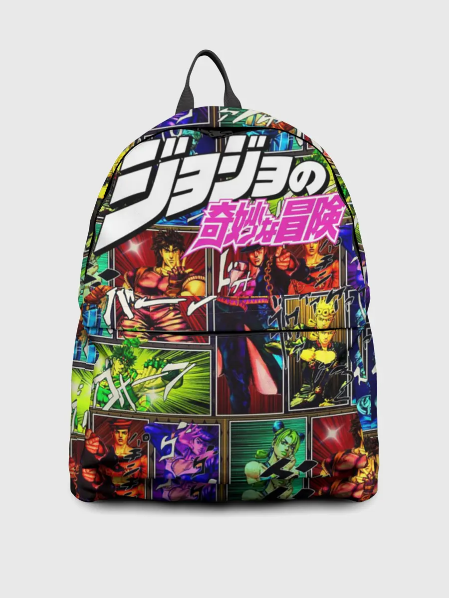 Рюкзак джинсовый / Джоджо комикс