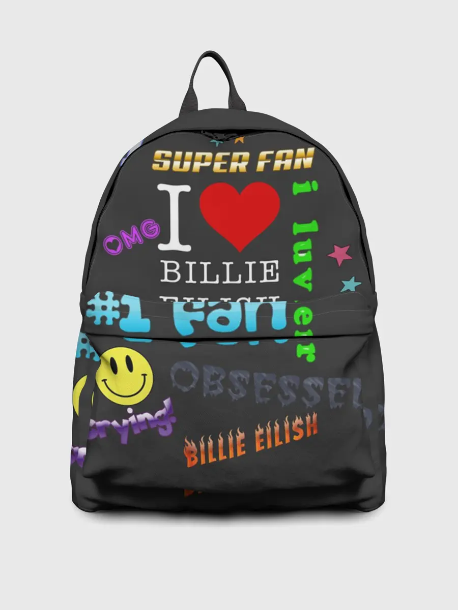Рюкзак джинсовый / Billie Eilish fan