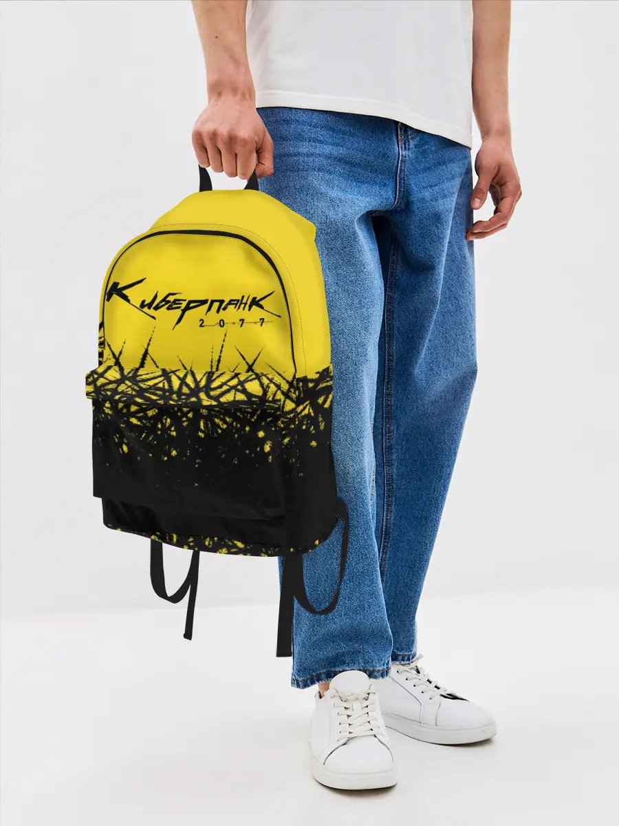 Рюкзак джинсовый / Киберпанк