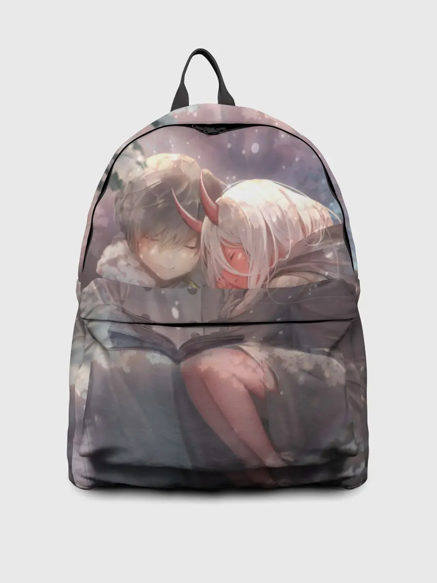 Рюкзак джинсовый / Ноль два и Хиро вместе