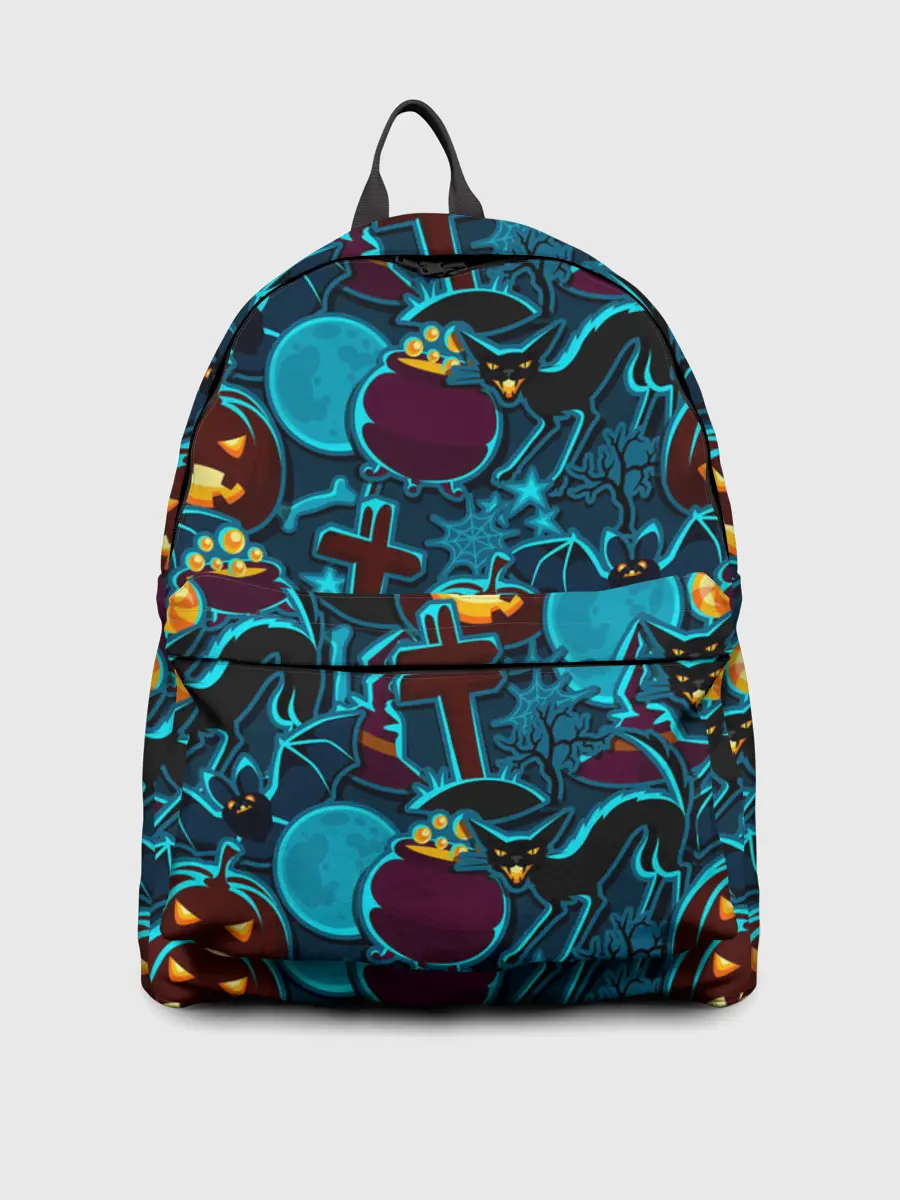 Рюкзак джинсовый / Хэллоуин