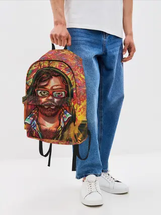 Рюкзак джинсовый / Hotline Miami 2: Wrong Number